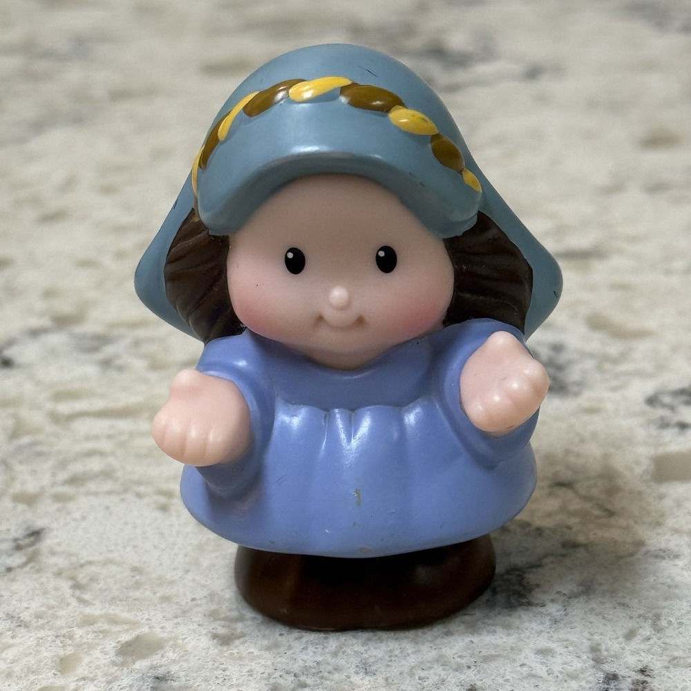 Fisher Price Little People Nativity Mary Mother Jesus Christmas Manger 2008 2010